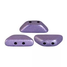 Tinos® par Puca®gyöngy - matte metallic purple - 4x10 mm