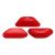 Tinos® par Puca®gyöngy - opaque red - 4x10 mm