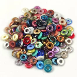 Cseh O-Bead gyöngy mix - 1 x 4 mm - 25g