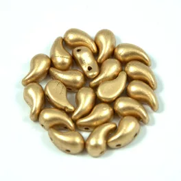 Cseh ZoliDuo gyöngy - Aztec Gold - 5 x 8 mm - 100db - BAL