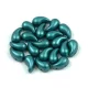 Cseh ZoliDuo gyöngy - Pastel Dark Green - 5 x 8 mm - 100db - BAL