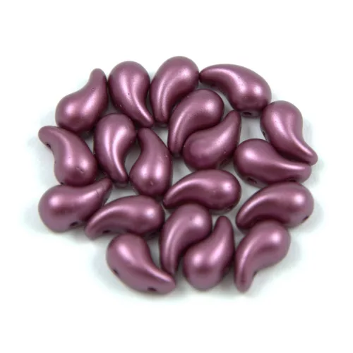 Cseh ZoliDuo gyöngy - Pastel Burgundy - 5 x 8 mm - 300db - BAL