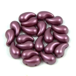  Cseh ZoliDuo gyöngy - Pastel Burgundy - 5 x 8 mm - 100db - JOBB