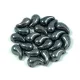 Cseh ZoliDuo gyöngy - Hematit - 5 x 8 mm - 100db - BAL