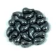 Cseh ZoliDuo gyöngy - Hematit - 5 x 8 mm - 100db - JOBB