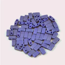   Miyuki féltila gyöngy - 2075 - Opaque Matte Cobalt Luster - 2.3x5mm