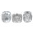 Minos® par Puca®gyöngy - Crystal - 2.5x3 mm