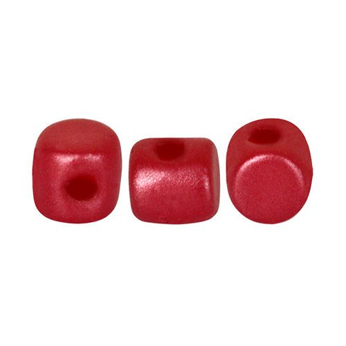 Minos® par Puca®gyöngy - Pastel Red - 2.5x3 mm