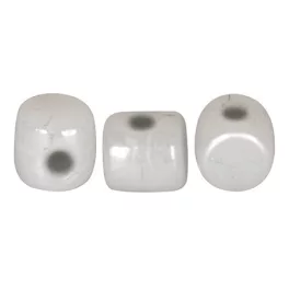 Minos® par Puca®gyöngy - White Luster - 2.5x3 mm