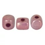 Minos® par Puca®gyöngy - White Pink Gold Luster - 2.5x3 mm