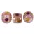 Minos® par Puca®gyöngy - Brown Purple Bronze Luster - 2.5x3 mm