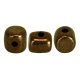 Minos® par Puca®gyöngy - Golden Bronz - 2.5x3 mm