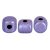 Minos® par Puca®gyöngy - Matte Metallic Purple - 2.5x3 mm