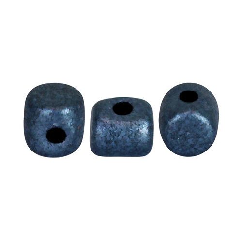 Minos® par Puca®gyöngy - Matte Metallic Blue Night - 2.5x3 mm