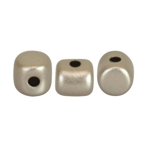 Minos® par Puca®gyöngy - Matte Metallic Gray - 2.5x3 mm