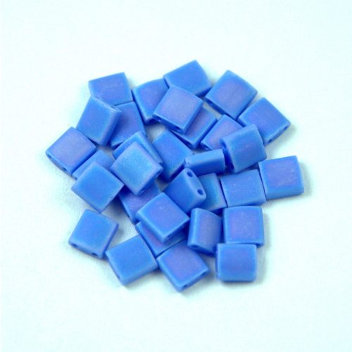Miyuki tila gyöngy - 417lfr - Matte Opaque Periwinkle AB - 5x5mm