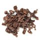 Fém alkatrész mix - vörösréz színű - 100g