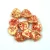 Cseh rose petal gyöngy - Opaque Red Gold Patina - 7x8mm (50db)