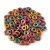 O-bead - Czech Glass Bead - Metallic Gold Iris -1x4mm