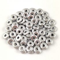 Cseh préselt gyöngy - O-bead - Aluminium - 1x4mm