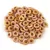 O-bead - Czech Glass Bead - Chalk White Roman Rose -1x4mm