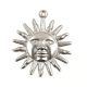 Pendant - Sun - Platinum Colour - surgical steel - 25mm