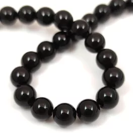 Onyx - round bead - 8mm - strand