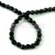 Onyx - round bead - faceted - 4mm - strand