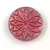 Origami Flower - hosszában fúrt korong - Crystal AB Fuchsia - 18mm