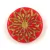 Origami Flower - hosszában fúrt korong - Red Gold - 18mm
