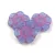 Cseh préselt forma gyöngy - hosszában fúrt virág - 31000-54321 - Opal Sapphire Violet - 14mm