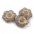 Cseh préselt forma gyöngy - hosszában fúrt virág - 00030-15726-54302 - Crystal Purple Vega Gold - 14mm