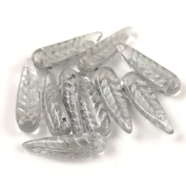 00030-54301 - Feather - Crystal Silver - 5x17mm