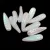 02010-28703 - Feather - Alabaster Full AB - 5x17mm