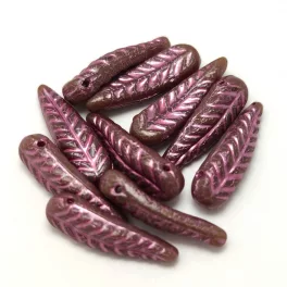   23030-86800-54321 - Feather - Alabaster Violet Travertin - 5x17mm