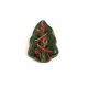 Special Shapes - Czech Glass Bead - Pine - Emerald Green Copper - 17x12mm