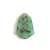 Special Shapes - Czech Glass Bead - Pine - Opal Turquoise Green Violet - 17x12mm