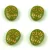 53420-54302 -  Green Pea Gold - Calavera - 16x13mm