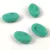 Cseh préselt egyedi üveg formagyöngy - 63140-84110 -  Turquoise Green Matt - 15x10mm