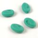 Cseh préselt egyedi üveg formagyöngy - 63140-84110 -  Turquoise Green Matt - 15x10mm