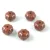 93120-15464- Melon - Orange Blue Travertin - 8x11mm