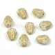 02010-54302 - trilobita - fehér arany - 10mm