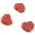 Czech Glass Bead - Maple Leaf - Red Clay Yellow - 13x11mm