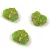 Czech Glass Bead - Maple Leaf - Opal Green Rose Gold - 13x11mm