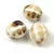 Porcelán gyöngy - melon - Walnut White - 15 x 16 x 14mm