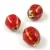 Porcelán gyöngy - melon - Red - 15 x 16 x 14mm