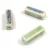 Porcelán gyöngy - hasáb - Mint Green Blue - 24x7x7mm