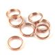 Jump Ring - Stainless Steel - Rose Gold Colour - 7mm