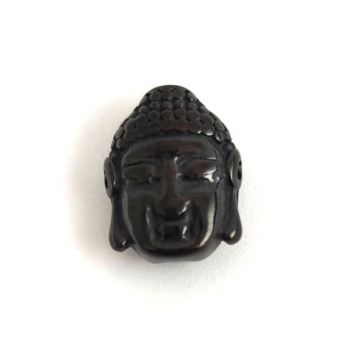 Rozsdamentes acél - Buddha gyöngy - 14.5x11x6mm