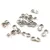 Stainless Steel - connector link - 7.5 x 3.5 x 1.5 mm